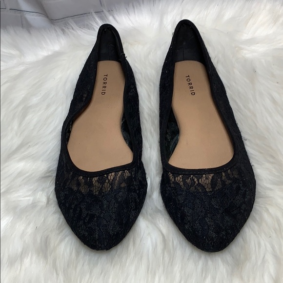 black flats size 11 wide